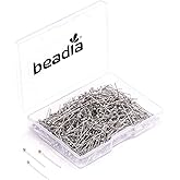 BEADIA Ball Head pins Platinum for DIY Jewelry Making 20mm 600pcs