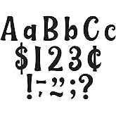 Teacher Created Resources 9197 – Lettere Adesive Wild Whimsy Black, 270 Pezzi, Altezza 10,2 Cm, Per Decorazione Aula - 2