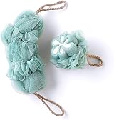 Omenluck 2pc Bath Ball Loofah Back Scrubber Mesh Shower Exfoliating Bathing view 1