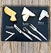 +Hot+ Gourmet 16 x 12 Inch Slate Cheese Board Set w/ 3 Forged Stainless Steel Cheese Knives & Soap Stone Chalk Premium Slate Cheese Tray and Cheese Platter