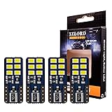 XELORD T10 W5W LED Canbus Bombilla 12V Coche T10 LED 6000K Wedge Lampara sin pol