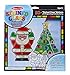 Melissa & Doug Stained Glass Made Easy Craft Kit - Santa and Tree Ornaments