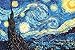 Buttonsmith VanGogh Starry Night Magnet - Set of 2 1.75