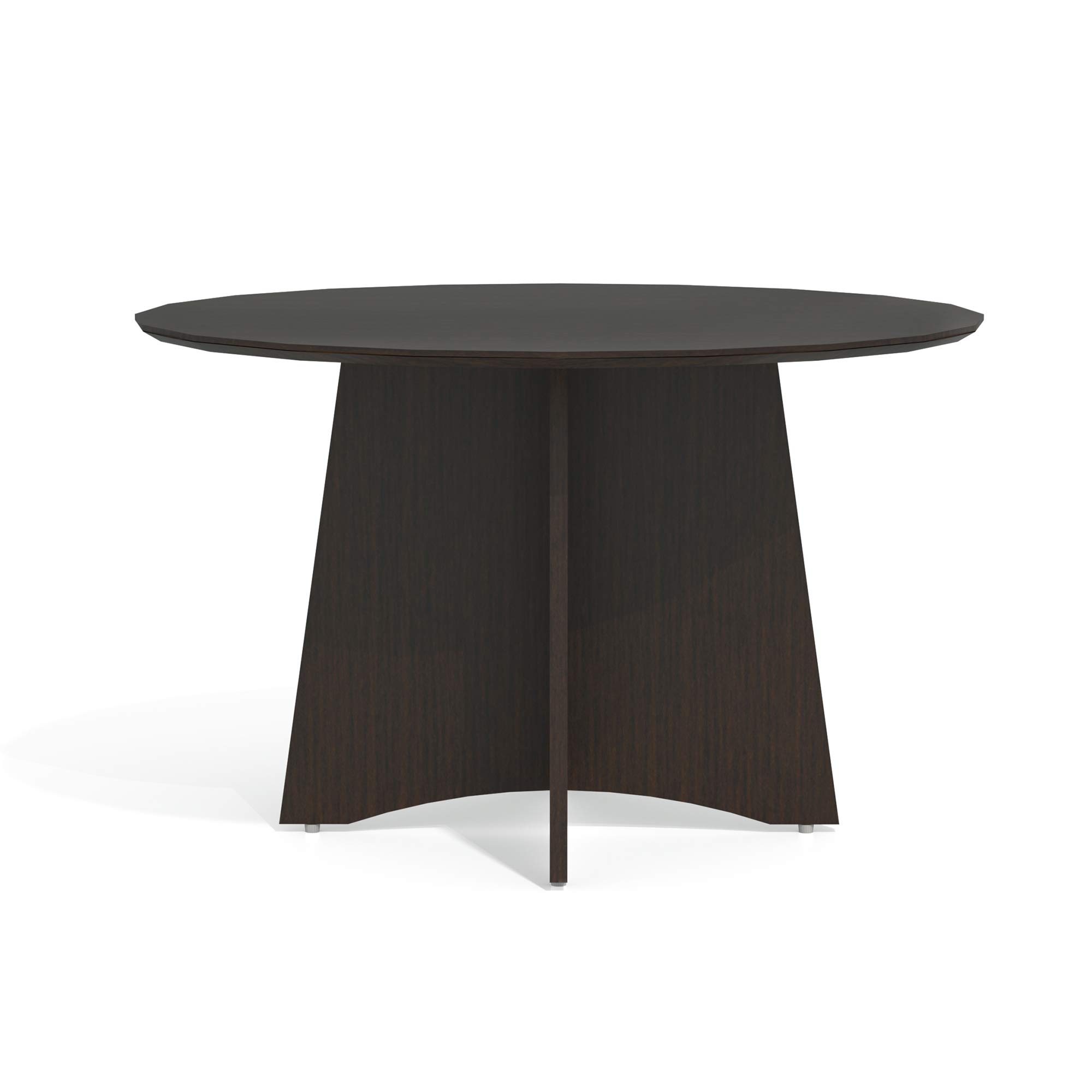 Mayline MNCR48LDC Medina 48"Dia. Round Conference Table, Mocha Laminate (INCOMPLETE)