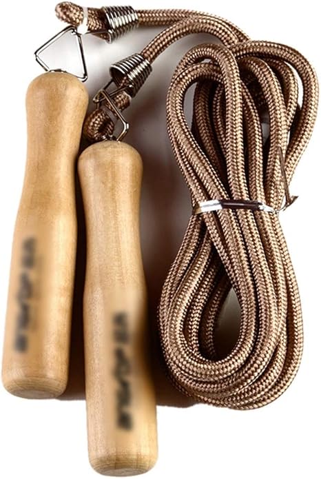 LIBILAA Mango De Madera De Algodón Cuerda Profesional Saltar ...