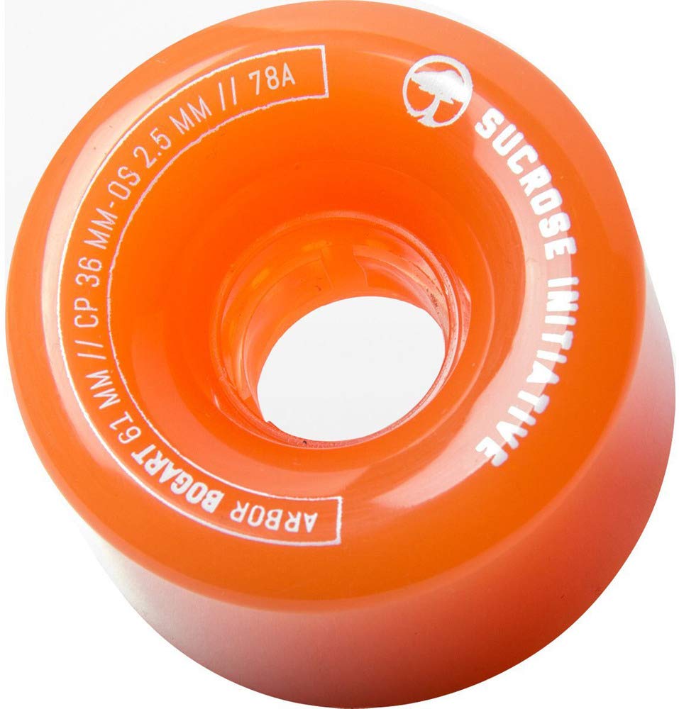 ArborBogart Fusion- 61Mm - 78A - Ghost Orange (Set of 4)