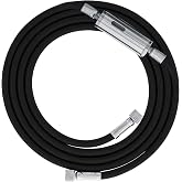 Master Airbrush Premium 10 Foot Nylon Braided Airbrush Hose | 10' Nylon Braided Airbrush Hose with Inline Moisture Trap Filter - 1/8" BSP Air Brush Adapter Fitting Connectors on Both Ends
