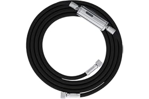 Master Airbrush 10 Foot Nylon Braided Airbrush Hose with Inline Moisture Trap Filter and Standard 1/8" Size Fittings on Both Ends (Hose Color May Vary)