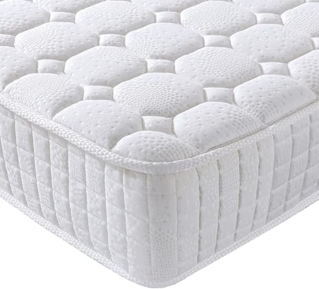 Amazon Co Jp Vesgantti マットレス ポケットコイル シングル 極厚25cm コイル数465個 高反発 高密度ウレタン ベッドマット 寝具 シングル マットレス 圧縮梱包 ベッドマットレス シングル 95 195 25cm ホーム キッチン