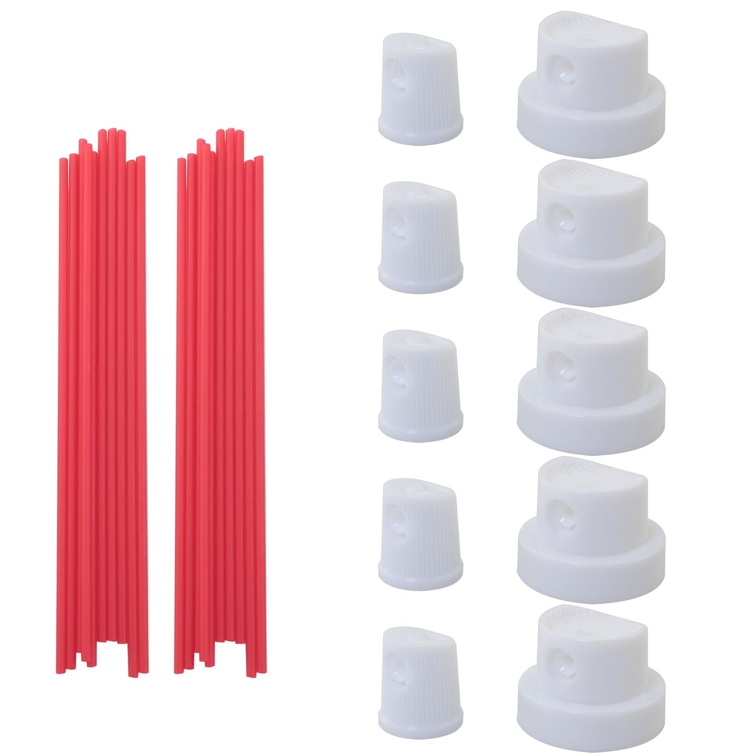 Photo 1 of DGBRSM 30pcs Replacement Spray Can Extension Straw with Paint Cap (10 pcs. Paint Cap, 20 pcs. Spray Can Straw) Aerosol Valve Nozzle