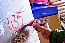 edding 800 permanent marker - blue - 1 pen - chisel