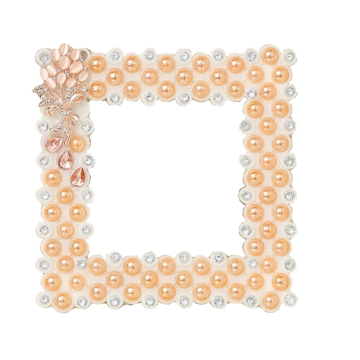 Pearl Light Switch Surround, Light Socket Surrounds, Light Switch Stickers for Home Decor - White Flower