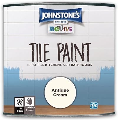 Johnstone's Tile Paint Antique Cream 750 ml