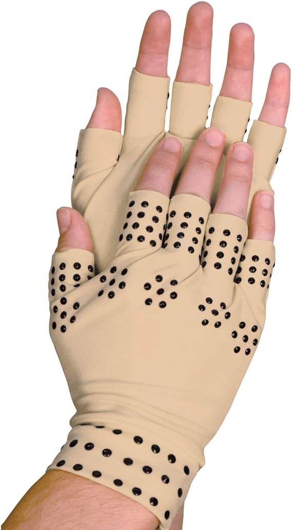 Jobar International Therapy Gloves Finger & Joint Pain Relief Large