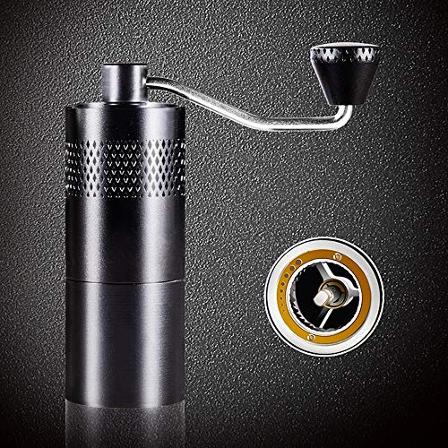 Gyubay Manuelle Kaffeemühlen Haushalts-bewegliche manuelle Kaffeebohne Grinder Spielraum Mini-Handkurbel einstellbare… – Bild 4