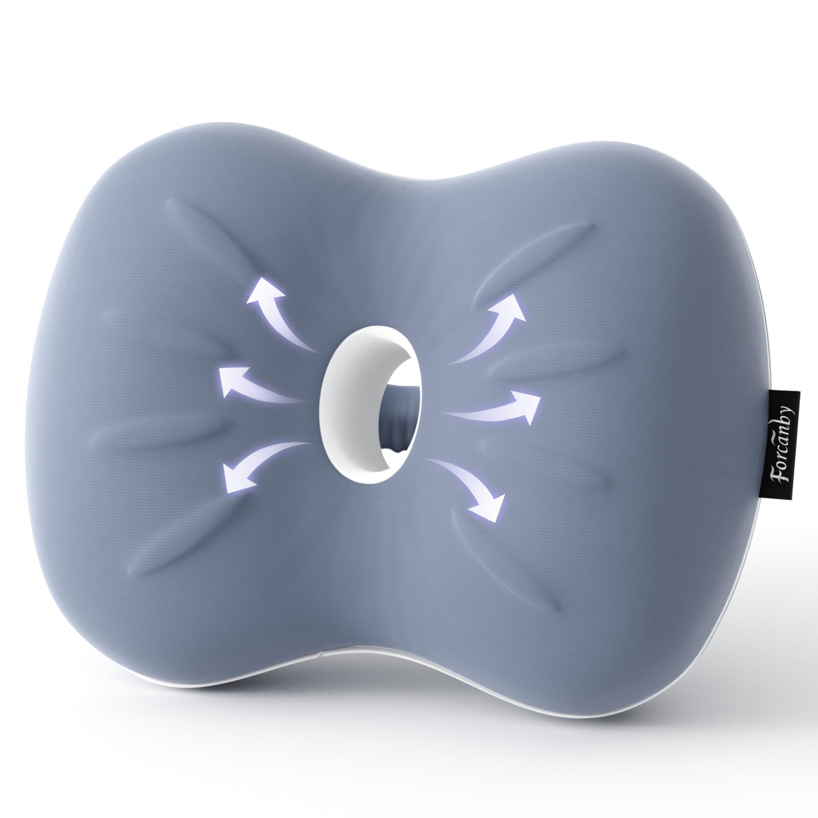 Photo 1 of Knee Pillow for Side Sleepers - Leg Pillows for Sleeping - Memory Foam Knee Pillows for Back Hip Pain, Spine Aligning, Sciatica, Surgery Recovery, Pregnancy (Misty Blue-Large)