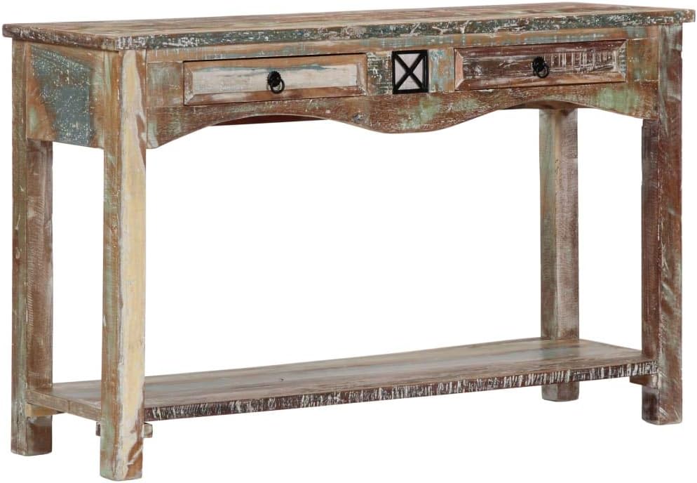 Tables Accent Tables End Tables Console Table 120x40x75 cm Solid Reclaimed Wood