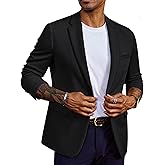 PJ PAUL JONES Mens Casual Sport Coats Two Button Lightweight Blazer Knit Unlined Solid Suit Jacket
