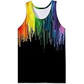 RAISEVERN Mens Tank Tops Summer Sleeveless Tee Cool Workout T-Shirts Beach Novelty Undershirts