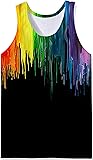 RAISEVERN Mens Tank Tops Summer Workout Sleeveless