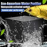 ELEDUCTMON Eco-Aquarium Water Purifier Cube Filter Activated Carbon Ultra Strong Filtration and Absorption for Aquarium,Ponds,Fish Tank, Water Tank, Water Purification