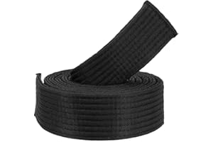 TRUESAGAUSA - Premium Martial Arts Karate & Taekwondo Cotton Belt Double Wrapped 9 Stitches