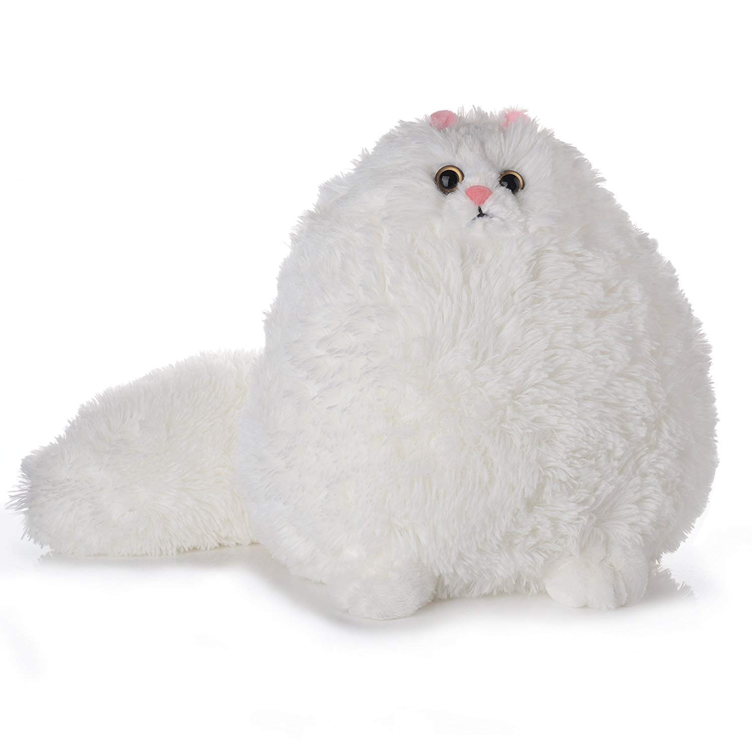 Cat Stuffed Animals Fluffy White Cat Soft Adorable Huge Cat Durable