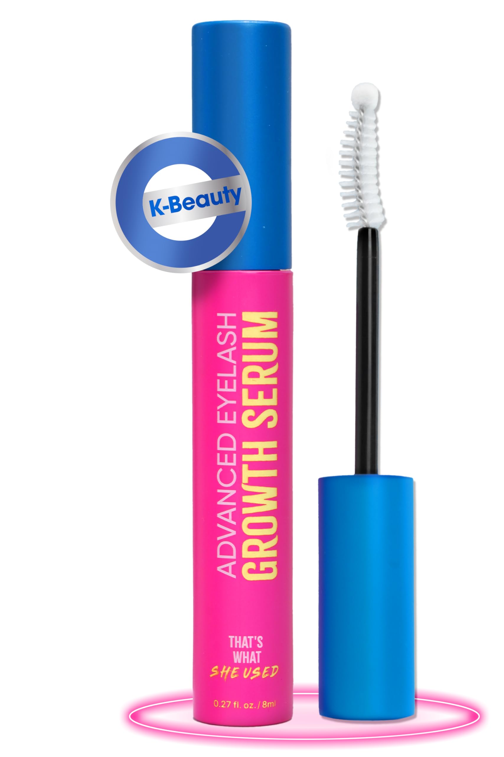 Photo 1 of [K-Beauty] That's What She Used Advanced Eyelash Growth Serum and Brow Enhancer | Longer, Thicker & Fuller Voluminous Eyelash Serum to Grow Lashes | Paraben, Gluten Free (8ml, 0.27 fl oz)