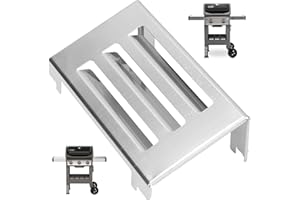 PETKAO 67060 Heat Deflector for Weber GS4 Spirit II 300 & 200 SER Spirit II E210 E220 E310, S210/220, S310/320, Replacement for Weber Spirit 2 Parts & for Weber GS4 Spirit II Heat Deflector, Stainless Steel