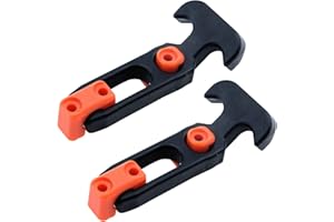 T Tulead T-Handle Latches Rubber Draw Latches Toolbox Cooler Replacement 110x46mm Toolbox Lid Latches Boat Hatch Latches Pack of 2 with Screws