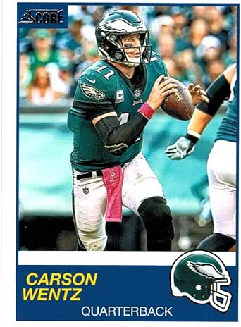 Amazon.com: 2019 Score Philadelphia Eagles Team Set with Carson Wentz & Zach Ertz - 14 NFL Cards ...