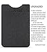 AxPower Cellphone Credit Card Holder 3M Adhesive Stick on Wallet Lycra Cell Phone Cash Pouch for iPhone X XS XR Max iPhone 7 8 Samsung S9 S8 Plus (Black)