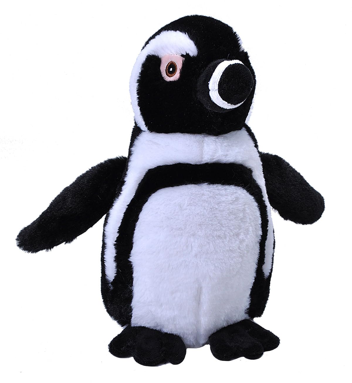 Wild Republic EcoKins Blackfoot Penguin Stuffed Animal 12 inch, Eco Friendly Gifts for Kids, Plush Toy, Handcrafted Using 16 Recycled Plastic Water Bottles