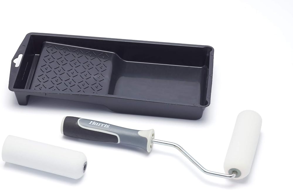 Harris 103022202 Ultimate Woodwork Mini Gloss Roller Set 4 Inch with Tray Frame