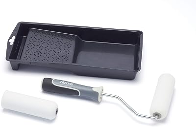 Harris 103022202 Ultimate Woodwork Mini Gloss Roller Set 4 Inch with Tray Frame