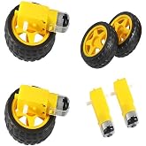 AEDIKO TT Motor DC 3-6V Gearbox With Wheels - Geared Motor For Arduino Robot Smart Car DIY - View #10