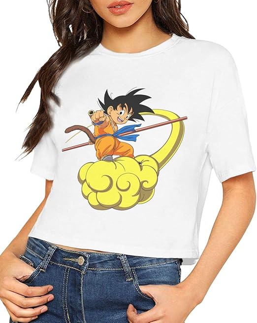 blusas de dragon ball z para mujer