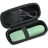 inDomit Hard Protective Travel Case compatible with Meridian/MANSPOT Shaver Groin & Body Hair Trimmer - Men's Grooming Organizer Storage Bag for Electric Razor and Accessories - Case Only