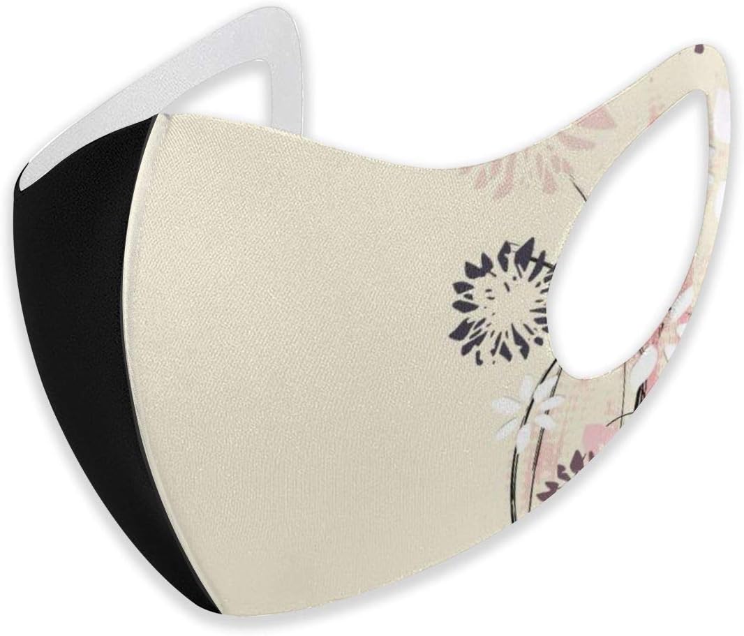 Masks Creative Universal Floral Card Unisex Men's Women Adult Cycling Wear Anti-Dust Mouth Face Mask