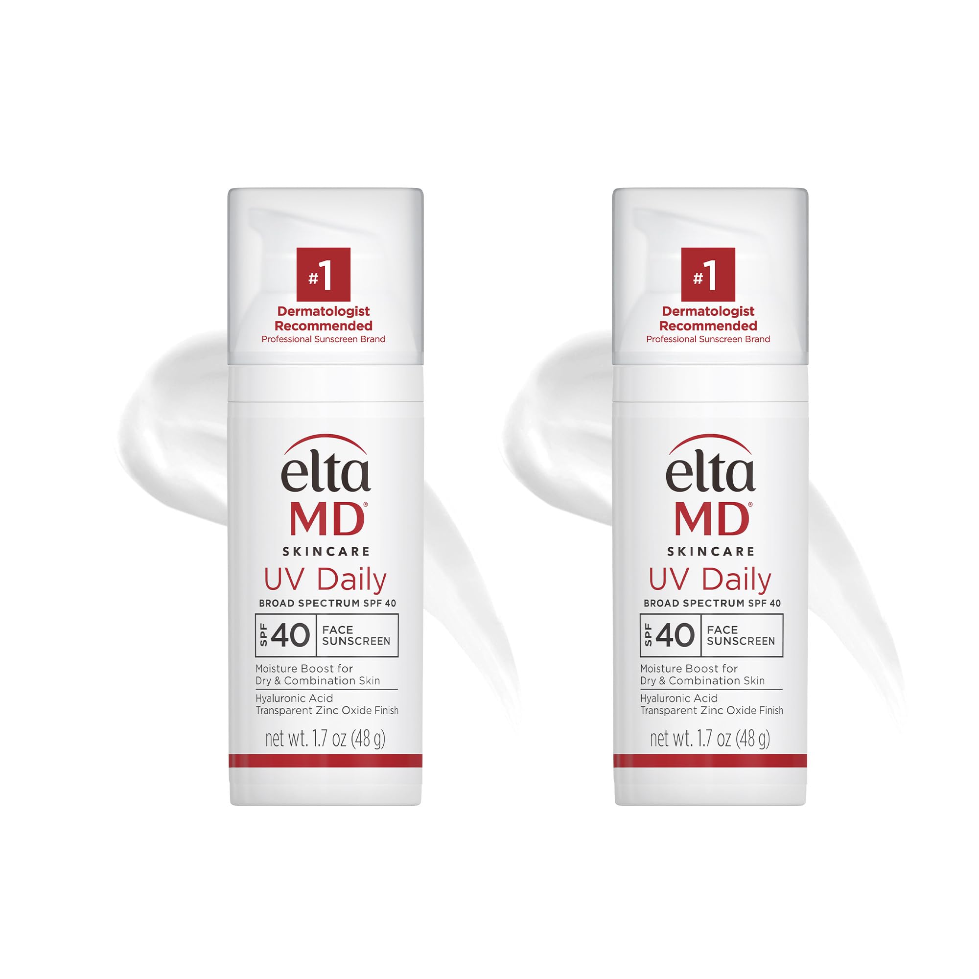 Photo 1 of EltaMD UV Daily SPF 40 Face Sunscreen Moisturizer with Zinc Oxide, Daily Face Moisturizer with SPF, Sunscreen, For Dry Skin 1.7 oz Pump (Pack of 1)
