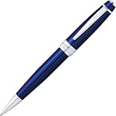 Cross Bailey Blue Lacquer Ballpoint Pen, Medium Point, Black Ink | Ballpoint Pen, Refillable for Long-Lasting Use, Smooth Ink Flow, Comfortable Grip, Premium Gift Box, Medium Point Refill