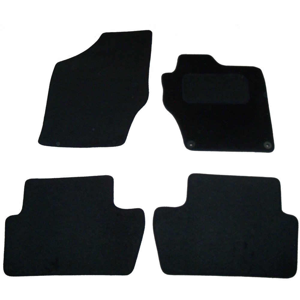 Sakura SS4624 Carpet Floor Mat, Black Trim, carpet heelpad