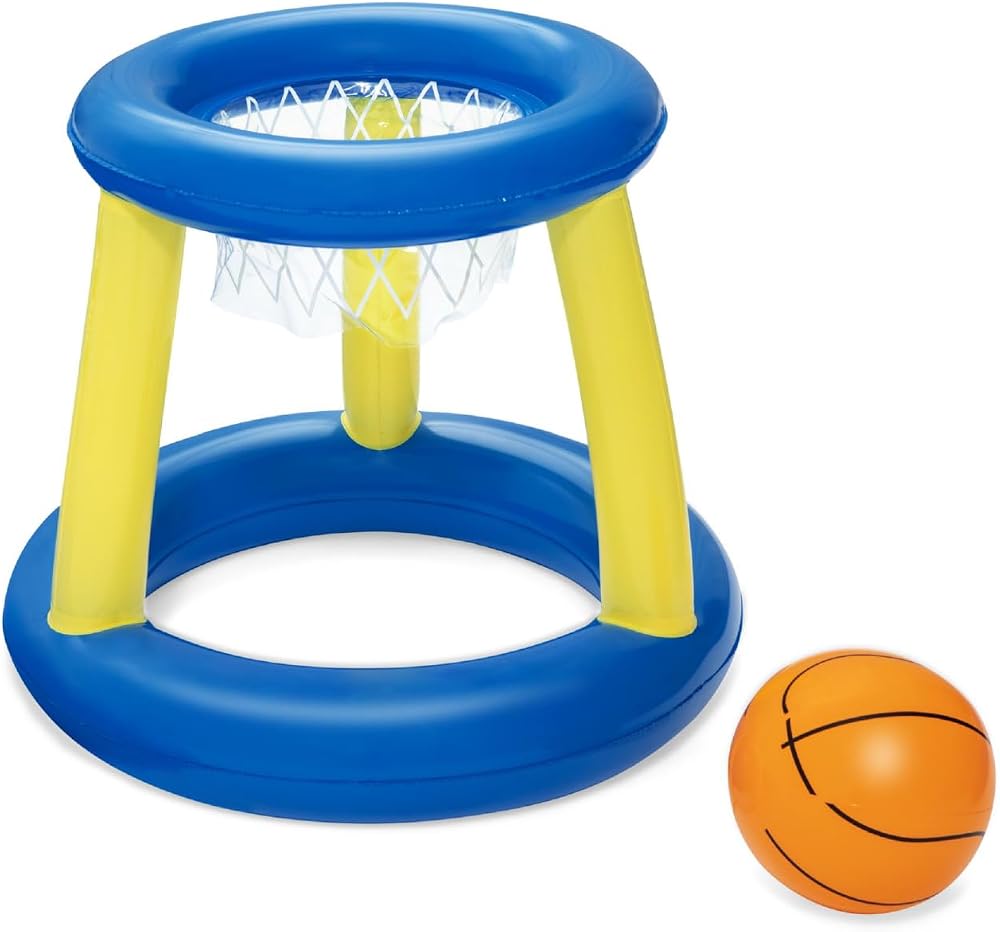Bestway Splash N Hoop Inflatable Basketball Pool Game Orange
