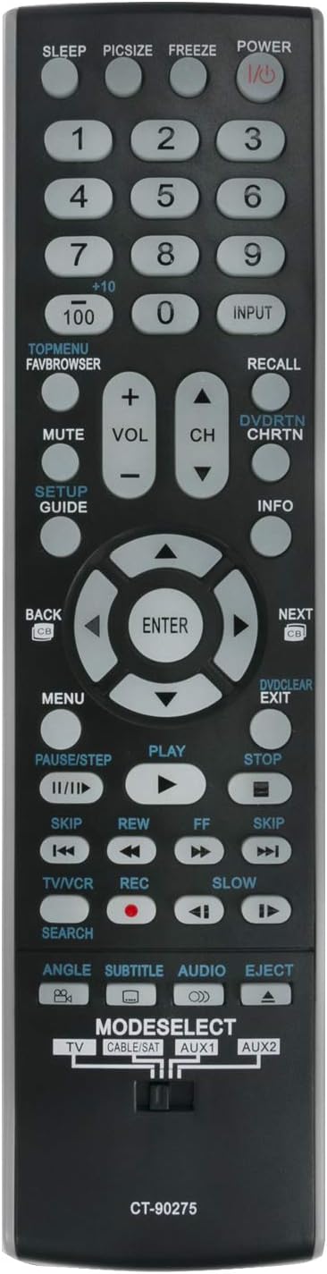 New Replace Remote Control CT-90275 fit for Toshiba Smart TV 19AV501U 19AV51U 37HL67S 42HL117 42HL17 42HL67U 42LZ196 47LZ19