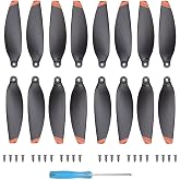 16Pcs Mini 2 Propellers Replacement Low-Noise and Quick-Release Blades Props Compatible with DJI Mini 2 / Mini SE/Mini 2 SE/Mini 4K Drone, Orange