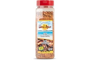 Island Spice Jerk Seasoning 32 ounces - Gluten-Free Vegan-Friendly Dry Rub with Real Jamaican Pimento - Authentic Jerk Flavors and Spice Blend - Use on Chicken, Pork, Beef, Seafood, and Vegan Dishes