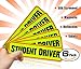 Signs Authority Student Driver Bumper Magnet for New Drivers, Novice or Beginner. Reusable Unlike a Decal or Bumper Sticker. Reflective Magnetic Large Bold Visible Text (Student Driver 6 Pack)