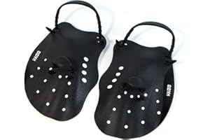 EXCEREY Silica Gel Swimming Gloves Webbed Aquatic Training Water Resistance Fitness Paddle Aerobics for Men Women Kids