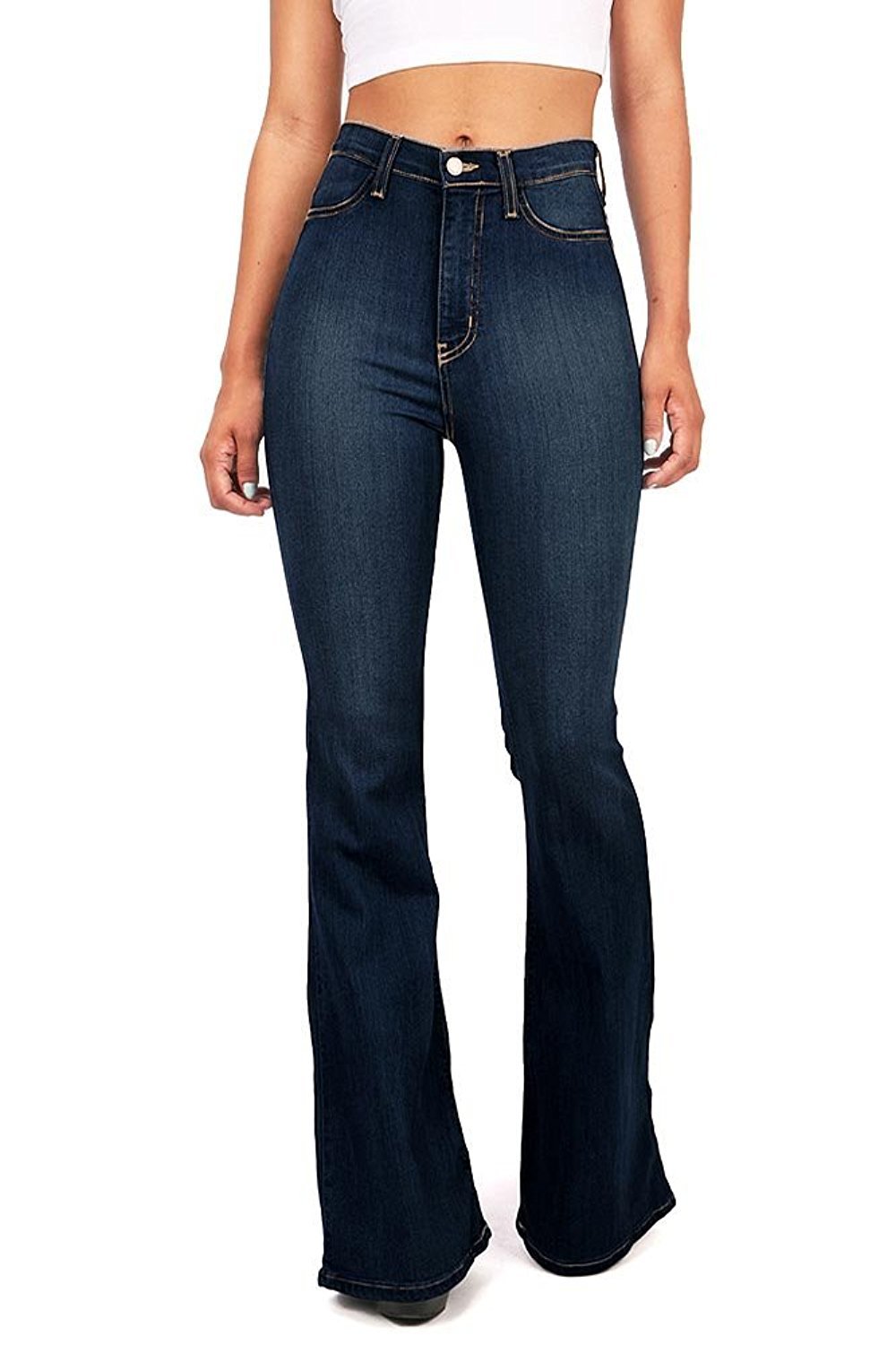 where to buy high waisted bell bottom jeans