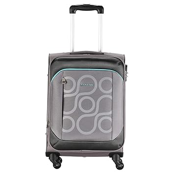 Kamiliant by American Tourister Kam Harita Polyester 54.5 cms Grey Softsided Cabin Luggage (KAM HARITA SP Cabin -Warm Grey)